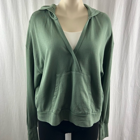 SWEATY BETTY After Class Relaxed Hoody - Heath Green M - Picture 3 of 10